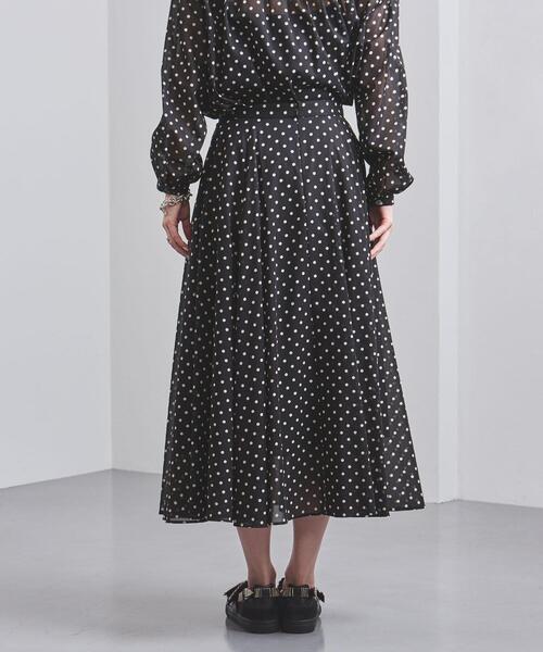 UNITED ARROWS（ユナイテッドアローズ）の「UWCS シアー フレアスカート†（スカート・レディース・ブラック/ライトピンク/ロイヤルブルー/その他1/その他2・40/34/36/38）」の9枚目の写真