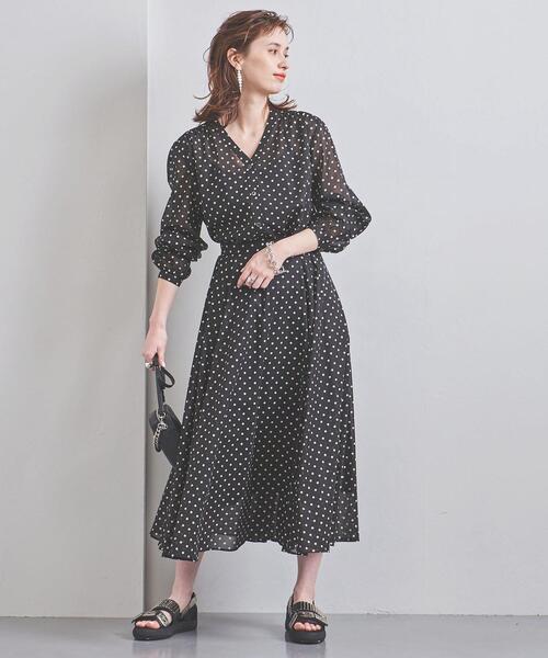 UNITED ARROWS（ユナイテッドアローズ）の「UWCS シアー フレアスカート†（スカート・レディース・ブラック/ライトピンク/ロイヤルブルー/その他1/その他2・40/34/36/38）」の16枚目の写真