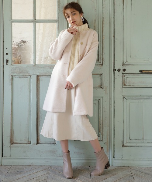 one after another NICE CLAUP（ワンアフターアナザーナイスクラップ）の「backレースアップニット（ニット/セーター・レディース・ベージュ/アイボリー/ラベンダー・FREE）」の22枚目の写真