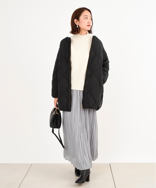 DouDou(ドゥドゥ)の「プリーツギャザースカート(スカート・レディース・ベージュ/サックスブルー/ベビーピンク・FREE)」の15枚目の写真