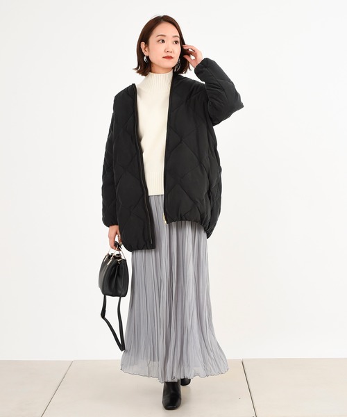 DouDou(ドゥドゥ)の「プリーツギャザースカート(スカート・レディース・ベージュ/サックスブルー/ベビーピンク・FREE)」の6枚目の写真