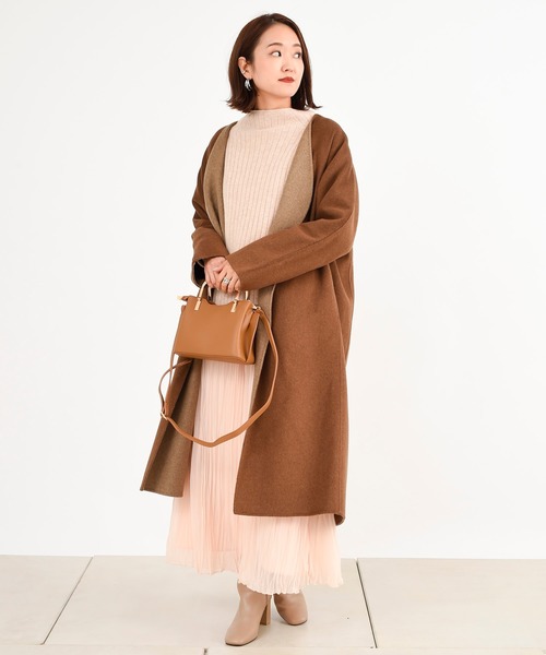 DouDou(ドゥドゥ)の「プリーツギャザースカート(スカート・レディース・ベージュ/サックスブルー/ベビーピンク・FREE)」の19枚目の写真