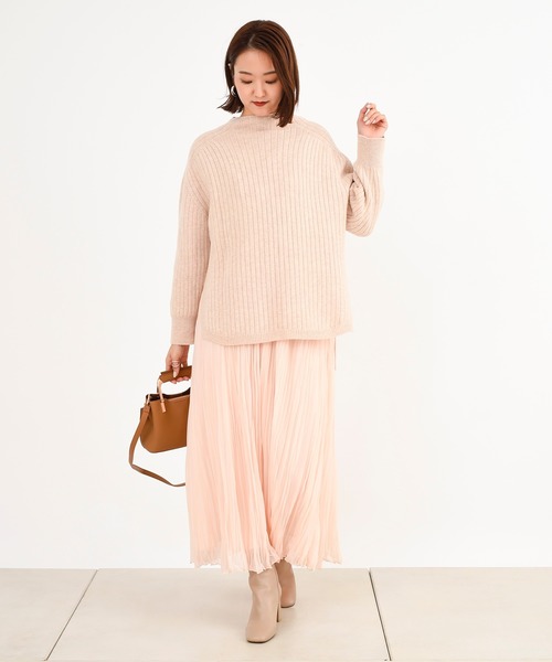 DouDou(ドゥドゥ)の「プリーツギャザースカート(スカート・レディース・ベージュ/サックスブルー/ベビーピンク・FREE)」の10枚目の写真