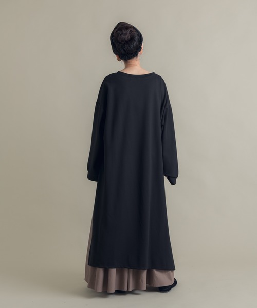 Libra Cue（リブラ キュー）の「Libra 切替セットアップワンピース（ワンピース・レディース・モカ/ブラック・FREE）」の5枚目の写真