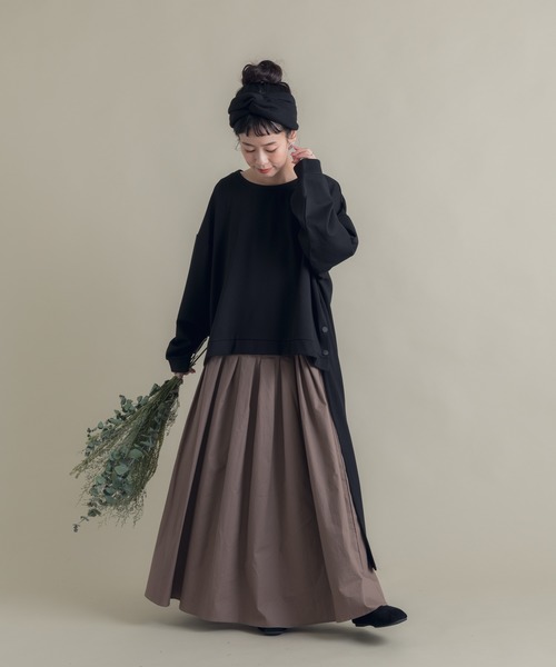 Libra Cue（リブラ キュー）の「Libra 切替セットアップワンピース（ワンピース・レディース・モカ/ブラック・FREE）」の21枚目の写真