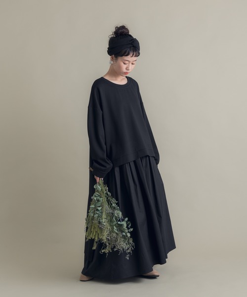 Libra Cue（リブラ キュー）の「Libra 切替セットアップワンピース（ワンピース・レディース・モカ/ブラック・FREE）」の20枚目の写真