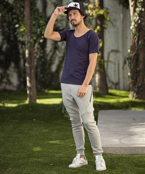 CAMBIO（カンビオ）の「mp8632-Moist Cut Easy Pants イージーパンツ（スウェットパンツ・メンズ・ブラック/グレー/チャコール・S/M/L）」の11枚目の写真