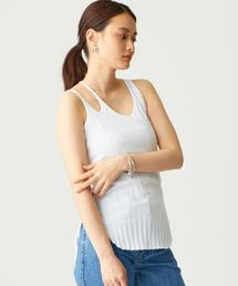 JANE SMITH / JOHN SMITH | 【展開店舗限定】★JANE SMITH（ジェーンスミス）ダブルストラップ タンクトップ(タンクトップ)