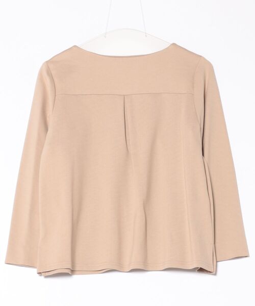 12Twelve Agenda（トゥエルブ　アジェンダ）の「パイピング配色ポンチブラウス（シャツ/ブラウス・レディース・ベージュ/ネイビー・S/M）」の3枚目の写真