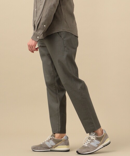 SHIPS（シップス）の「SC: SOLOTEX(R) サフィラン リネン ハイブリッド イージー パンツ 20SS（その他パンツ・メンズ・ブルー/ネイビー/オートミール/ダークブルー/ホワイト/ブラウン/ナチュラル/ライトオリーブ・X-LARGE/LARGE/MEDIUM/SMALL）」の10枚目の写真