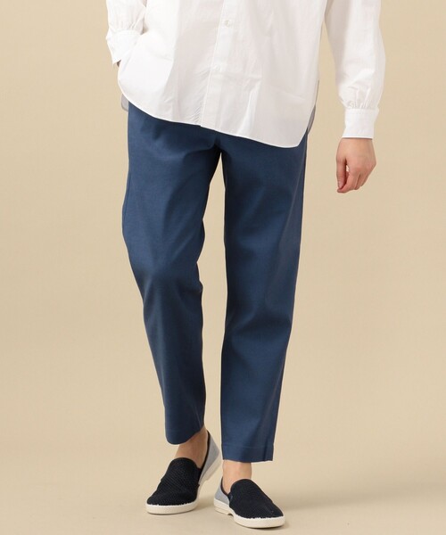 SHIPS（シップス）の「SC: SOLOTEX(R) サフィラン リネン ハイブリッド イージー パンツ 20SS（その他パンツ・メンズ・ブルー/ネイビー/オートミール/ダークブルー/ホワイト/ブラウン/ナチュラル/ライトオリーブ・X-LARGE/LARGE/MEDIUM/SMALL）」の13枚目の写真