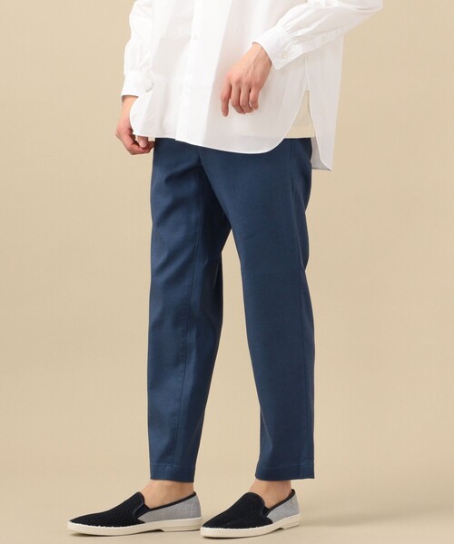 SHIPS（シップス）の「SC: SOLOTEX(R) サフィラン リネン ハイブリッド イージー パンツ 20SS（その他パンツ・メンズ・ブルー/ネイビー/オートミール/ダークブルー/ホワイト/ブラウン/ナチュラル/ライトオリーブ・X-LARGE/LARGE/MEDIUM/SMALL）」の14枚目の写真