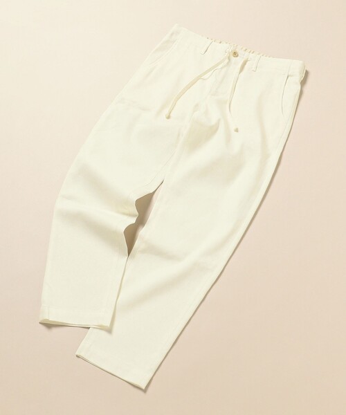 SHIPS（シップス）の「SC: SOLOTEX(R) サフィラン リネン ハイブリッド イージー パンツ 20SS（その他パンツ・メンズ・ブルー/ネイビー/オートミール/ダークブルー/ホワイト/ブラウン/ナチュラル/ライトオリーブ・X-LARGE/LARGE/MEDIUM/SMALL）」の22枚目の写真