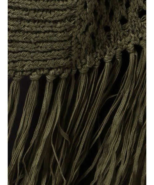 dazzlin（ダズリン）の「フリンジディティールカーデ（カーディガン/ボレロ・レディース・オフホワイト/カーキ/ベージュ・FREE）」の22枚目の写真