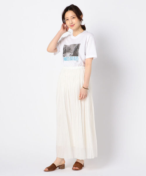 NOLLEY’S（ノーリーズ）の「【WEB限定】ワッシャーマキシスカート（スカート・レディース・ネイビー/オフホワイト/ラベンダー・FREE）」の20枚目の写真