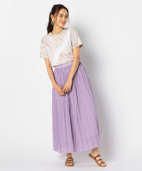 NOLLEY’S（ノーリーズ）の「【WEB限定】ワッシャーマキシスカート（スカート・レディース・ネイビー/オフホワイト/ラベンダー・FREE）」の16枚目の写真