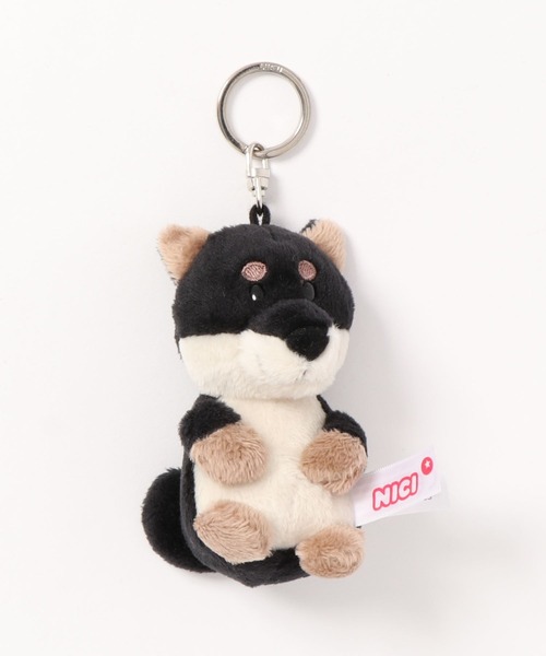 nici(ニキ)の「NICI/キーリング BB クロシバ 10cm(キーホルダー・レディース・ブラック×ホワイト・ONE SIZE)」の3枚目の写真