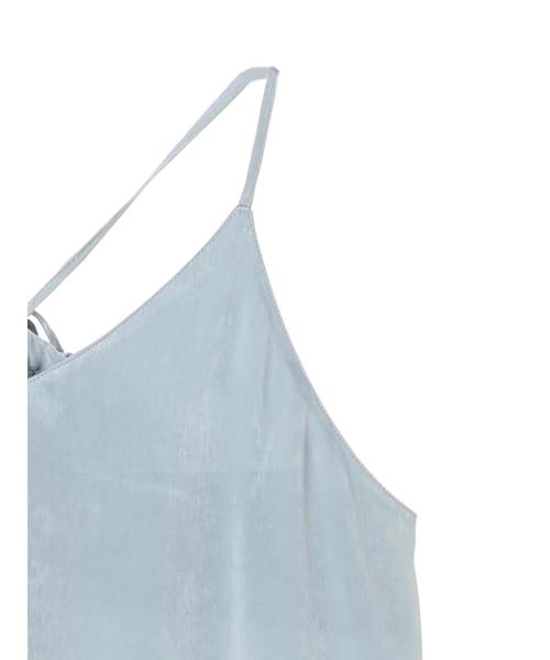 AMERICAN HOLIC(アメリカンホリック)の「サテンキャミワンピース *●(ワンピース・レディース・ドット/グレイッシュベージュ/サックスブルー・FREE)」の8枚目の写真