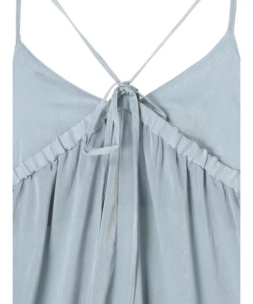 AMERICAN HOLIC(アメリカンホリック)の「サテンキャミワンピース *●(ワンピース・レディース・ドット/グレイッシュベージュ/サックスブルー・FREE)」の21枚目の写真