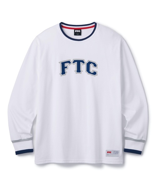 FTC（エフティーシー）の「VARSITY L/S TOP（Tシャツ/カットソー・メンズ・ホワイト/ブラック/グレー・SMALL/MEDIUM/X-LARGE/LARGE）」の2枚目の写真