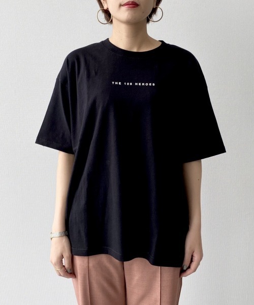 PAGEBOY(ページボーイ)の「UKIYOE Tシャツ(Tシャツ/カットソー・レディース・オフホワイト/ブラック・FREE)」の7枚目の写真