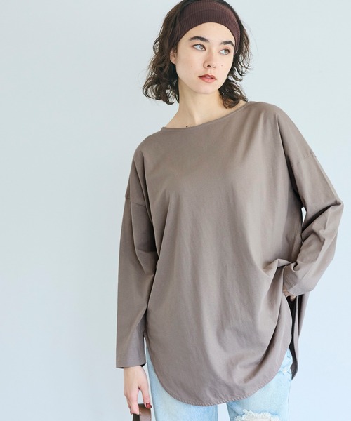 トリコットカットソー SLOW／一部店舗限定】シースルートリコット シアー Tシャツ