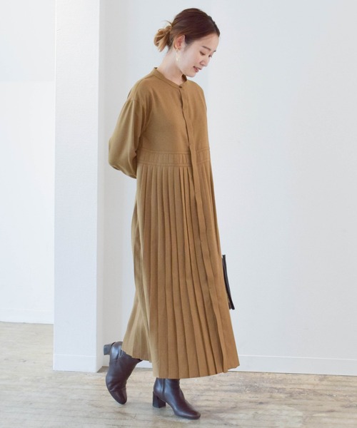 Ray Beams Beams プリーツ プリーツ キリカエ キリカエ シャツ ワンピース シャツワンピース Ray Beams レイビームス のファッション