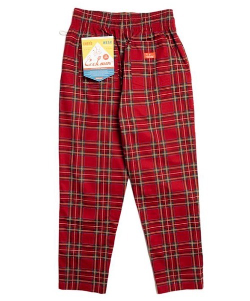 COOKMAN（クックマン）の「Cookman クックマン シェフパンツ イージーパンツ タータンレッド（その他パンツ・メンズ・レッド・SMALL/MEDIUM/LARGE）」の3枚目の写真