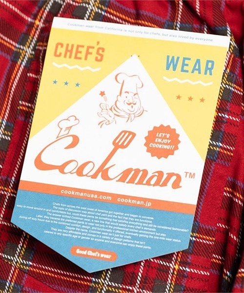 COOKMAN（クックマン）の「Cookman クックマン シェフパンツ イージーパンツ タータンレッド（その他パンツ・メンズ・レッド・SMALL/MEDIUM/LARGE）」の5枚目の写真