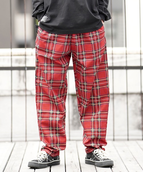 COOKMAN（クックマン）の「Cookman クックマン シェフパンツ イージーパンツ タータンレッド（その他パンツ・メンズ・レッド・SMALL/MEDIUM/LARGE）」の13枚目の写真