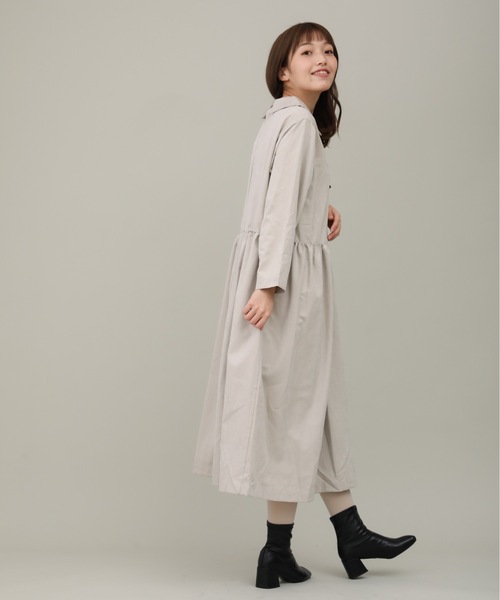 sakishimatokyo（サキシマトーキョー）の「【ZOZO限定】サキシマamp「ダブルボタンワンピース」（ワンピース・レディース・ベージュ/カーキ・FREE）」の11枚目の写真