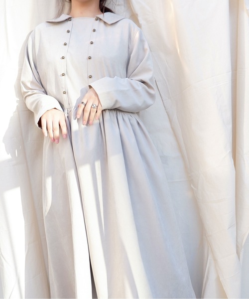 sakishimatokyo（サキシマトーキョー）の「【ZOZO限定】サキシマamp「ダブルボタンワンピース」（ワンピース・レディース・ベージュ/カーキ・FREE）」の15枚目の写真