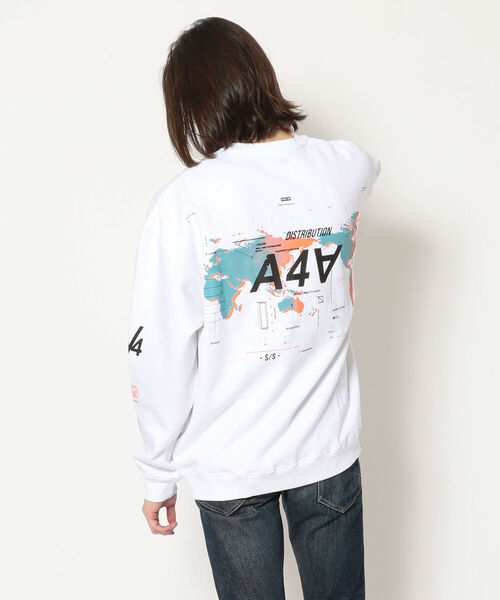 セール a エーフォーエー Earth クルーネックスウェット スウェット B 2nd ビーセカンド のファッション通販 Zozotown
