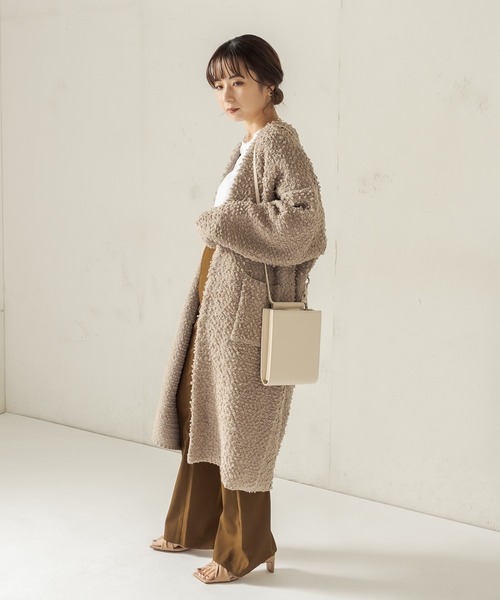CAPRICIEUX LE'MAGE カプリシュレマージュ ダッフルコ−ト サイズ展開あり】キルト切替ダッフルコート | CAPRICIEUX LE