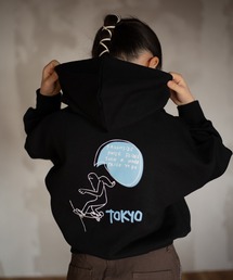 JAM & LINK | MarkGonzales/マークゴンザレス　ロゴ刺しゅう裏毛パーカー(ベスト)