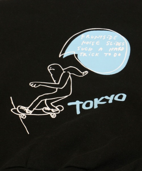 JAM & LINK（ジャムアンドリンク）の「MarkGonzales/マークゴンザレス　ロゴ刺しゅう裏毛パーカー（ベスト・キッズ・ブラック・140cm/150cm/120cm/110cm/100cm/130cm）」の11枚目の写真