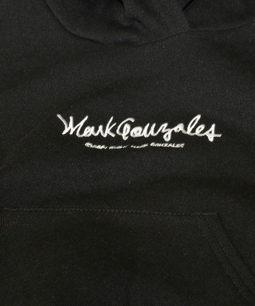 JAM & LINK（ジャムアンドリンク）の「MarkGonzales/マークゴンザレス　ロゴ刺しゅう裏毛パーカー（ベスト・キッズ・ブラック・140cm/150cm/120cm/110cm/100cm/130cm）」の12枚目の写真