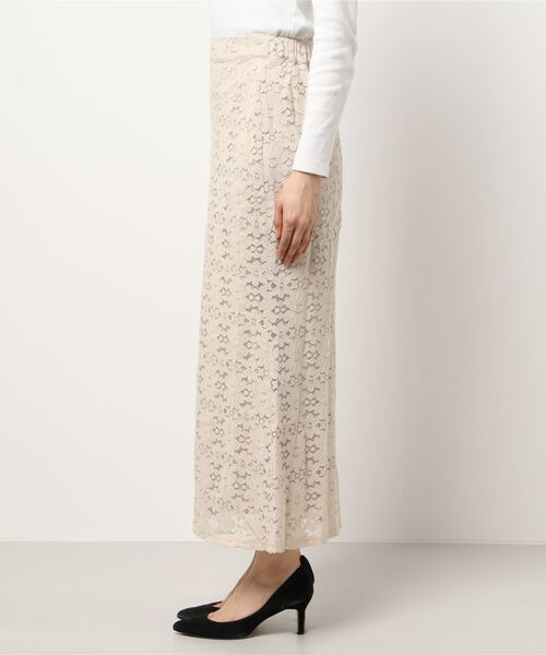 flower（フラワー）の「フルールレーススカート（スカート・レディース・アイボリー/グリーン・FREE）」の11枚目の写真