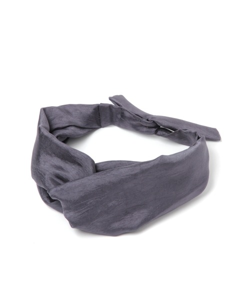 LEPSIM(レプシィム)の「ヒネリワイヤーターバン 937117(ヘアバンド・レディース・チャコールグレー/ブラック/イエロー/グレイッシュベージュ・ONE SIZE)」の16枚目の写真