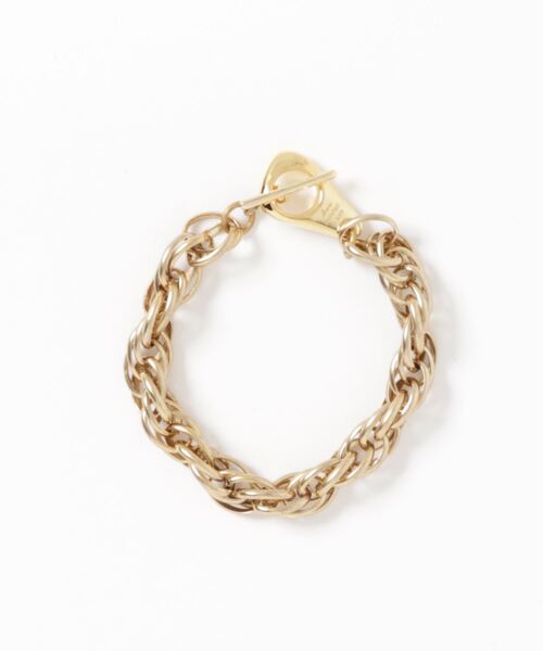 SLOBE IENA（スローブイエナ）の「【Soierie/ソワリー】OLD CHAIN 05 ブレスレット◆（ブレスレット・レディース・ゴールド・FREE）」の2枚目の写真