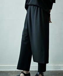 「KHA:KI / カーキ」ドライタッチストレッチミニワッフルパンツ"SIDE WRAP PANTS"