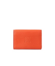 HIROFU オレンジ レザー 名刺入れ HIROFU(ヒロフ) 名刺入れ - オレンジ レザー