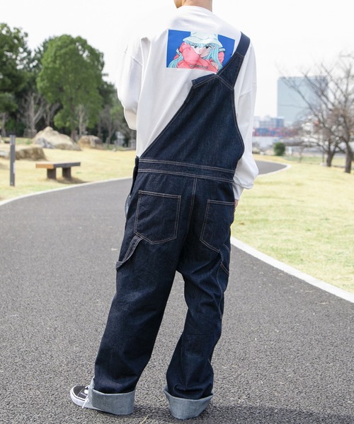 PairPair（ペアペア）の「ペロリンガールロンT(ユニセックス)（Tシャツ/カットソー・レディース・オフホワイト/ライトグリーン/ホワイト系その他/ブルー系その他/スミクロ・FREE）」の13枚目の写真