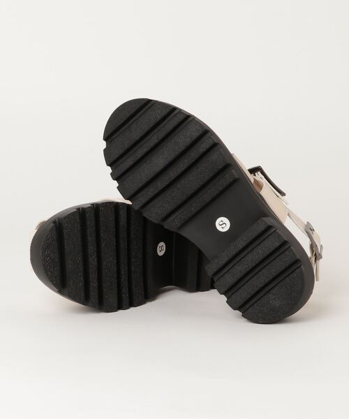 LOVEHUNTER(ラブハンター)の「Love Hunter / 厚底トラックソールグルカサンダル(1546)(サンダル・レディース・ブラック/アイボリー/ガンメタ/ホワイト/ダークブラウン・LL/M/L/S)」の7枚目の写真