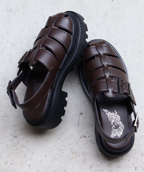 LOVEHUNTER(ラブハンター)の「Love Hunter / 厚底トラックソールグルカサンダル(1546)(サンダル・レディース・ブラック/アイボリー/ガンメタ/ホワイト/ダークブラウン・LL/M/L/S)」の11枚目の写真