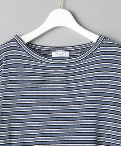 BEAUTY&YOUTH UNITED ARROWS（ビューティーアンドユースユナイテッドアローズ）の「BY ボーダーカットソー（Tシャツ/カットソー・レディース・コバルトブルー/ブラウン・FREE）」の12枚目の写真