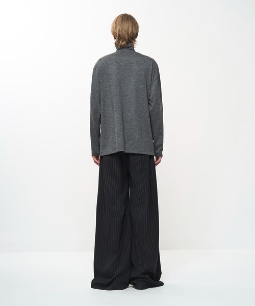 Juha(ユハ)の「WASHABLE WOOL TURTLE(Tシャツ/カットソー・メンズ・ブラック/グレー/オフホワイト/グリーン/ライラック/パープル/アイボリー/ブラウン・3/4)」の17枚目の写真