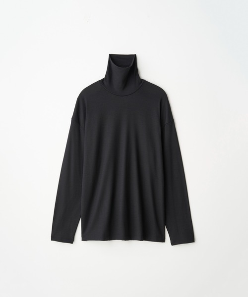 Juha(ユハ)の「WASHABLE WOOL TURTLE(Tシャツ/カットソー・メンズ・ブラック/グレー/オフホワイト/グリーン/ライラック/パープル/アイボリー/ブラウン・3/4)」の21枚目の写真