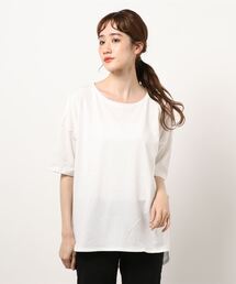 YECCA VECCA | ・ラウンドヘム5分袖カットソー　＊(Tシャツ/カットソー)