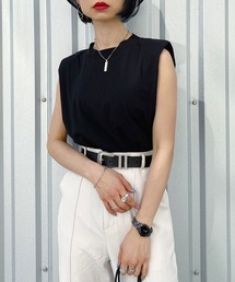 PAGEBOY | ショルダーパッドフレンチスリーブ(Tシャツ/カットソー)